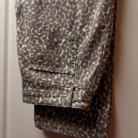 wild fable Leopard-Print Pants in Brown and Tan - Picture 3 of 4